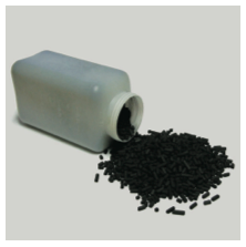 Bagged activated carbon for adsorbers
