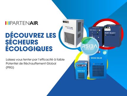 Sécheurs frigorifiques RDRY-BLUE, SMAX-BLUE et EVO-BLUE : la performance au service de l'Écologie !